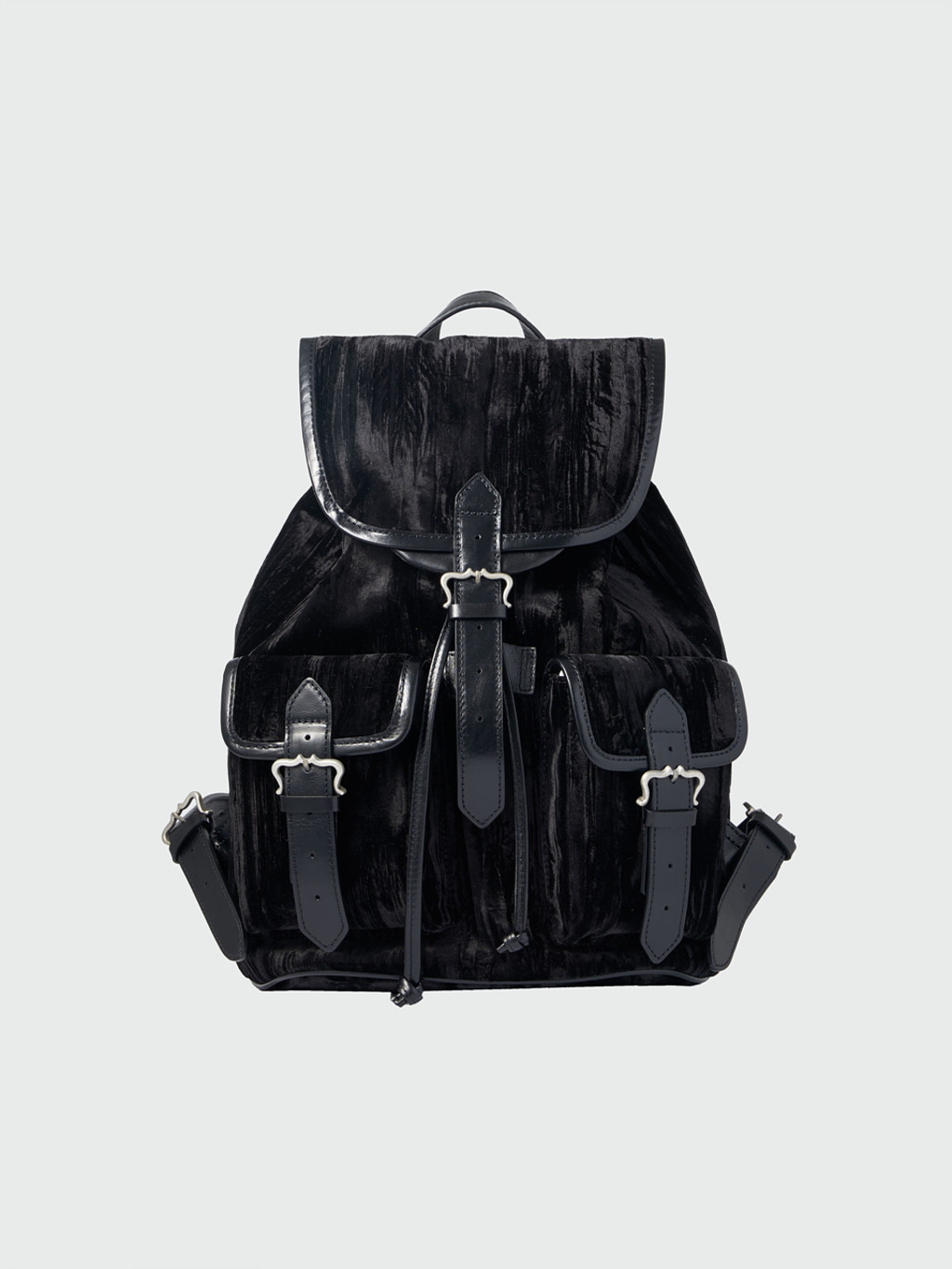 Velvet hotsell black backpack