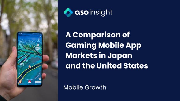 A Comparison of Gaming Mobile App Markets in Japan and the United States