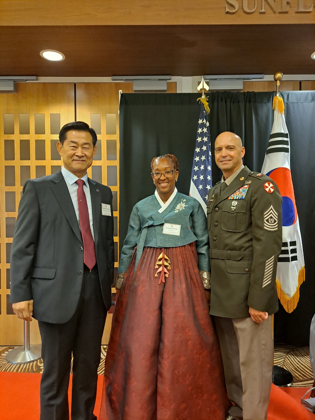 한미동맹 인적 네트워크 강화활동 (미8군 주임원사 부부, 23년 추석기념행사 시)