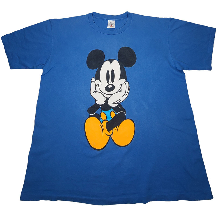 Disney Mickey Mouse Frontback Print Tee Vntgdept 9396