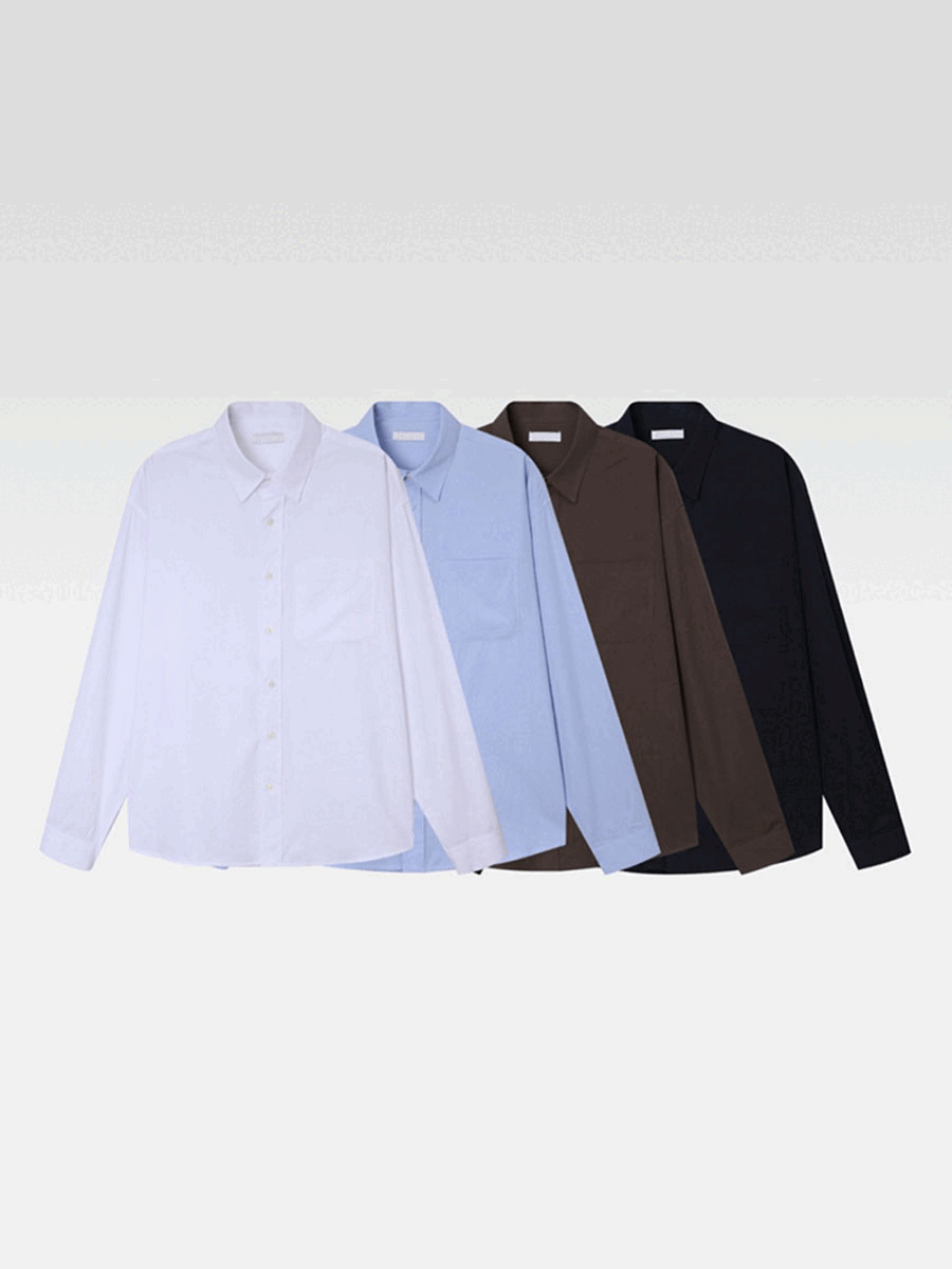 More cotton shirts (4Color) 아카이브데이