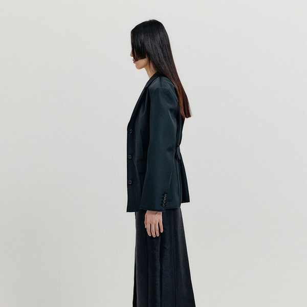 ジャケット EENK XXY Single-Breasted Blazer XXY Single-Breasted Blazer - Black : EENK SHOP