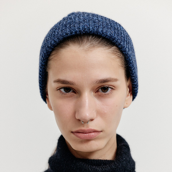 [EENK] / ☆ XLACK Beanie / Navy XLACK Beanie - Navy : EENK SHOP