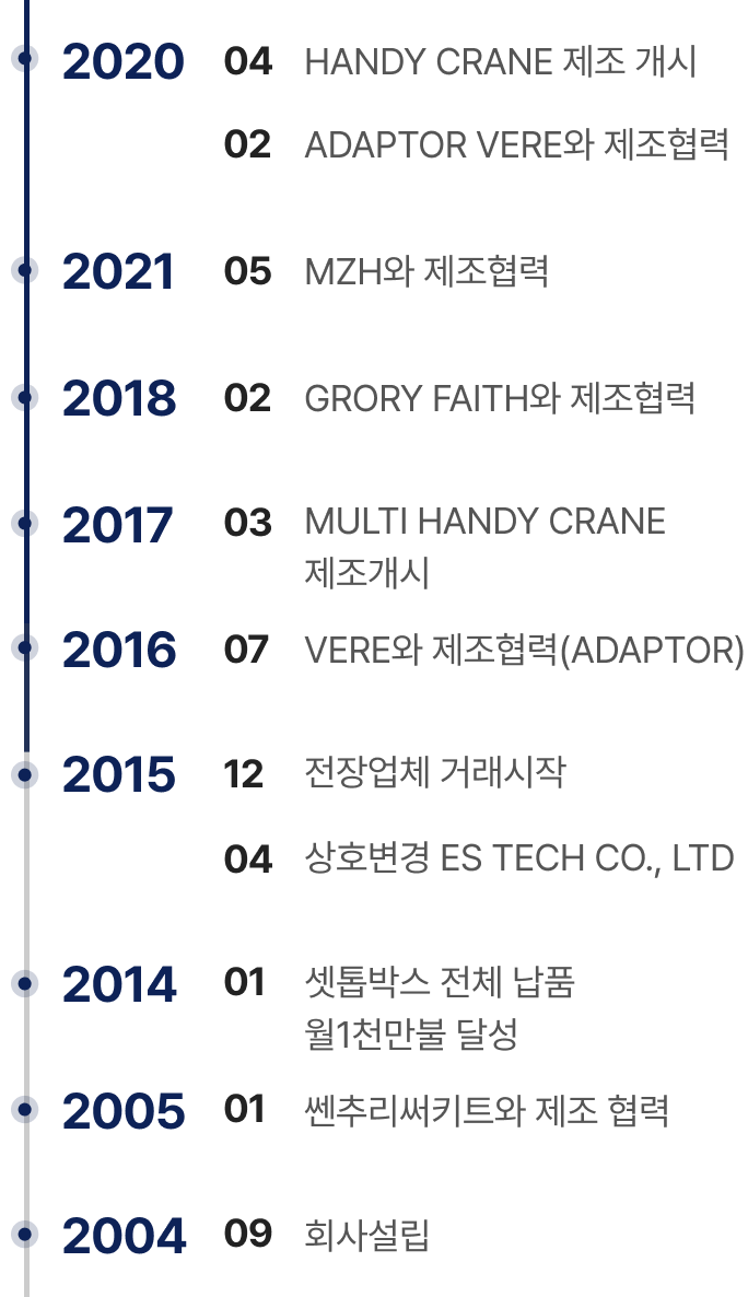 브랜드 소개 | 이에스텍