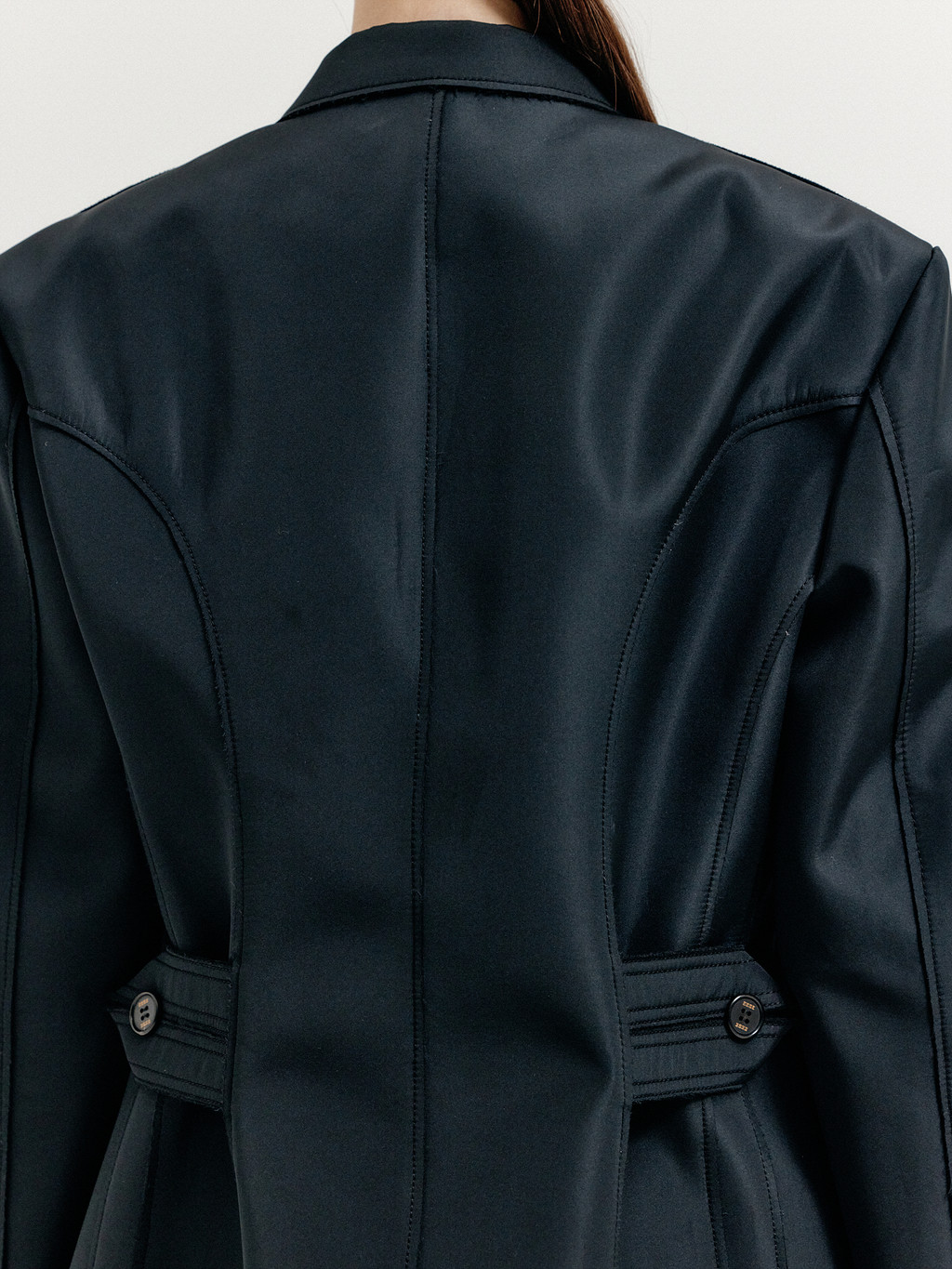 ジャケット EENK XXY Single-Breasted Blazer XXY Single-Breasted Blazer - Black : EENK SHOP