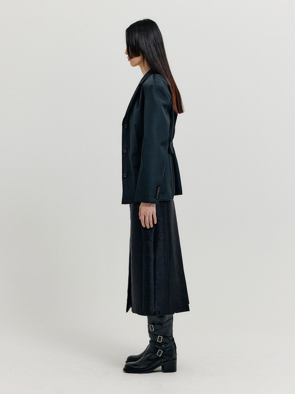 ジャケット EENK XXY Single-Breasted Blazer XXY Single-Breasted Blazer - Black : EENK SHOP
