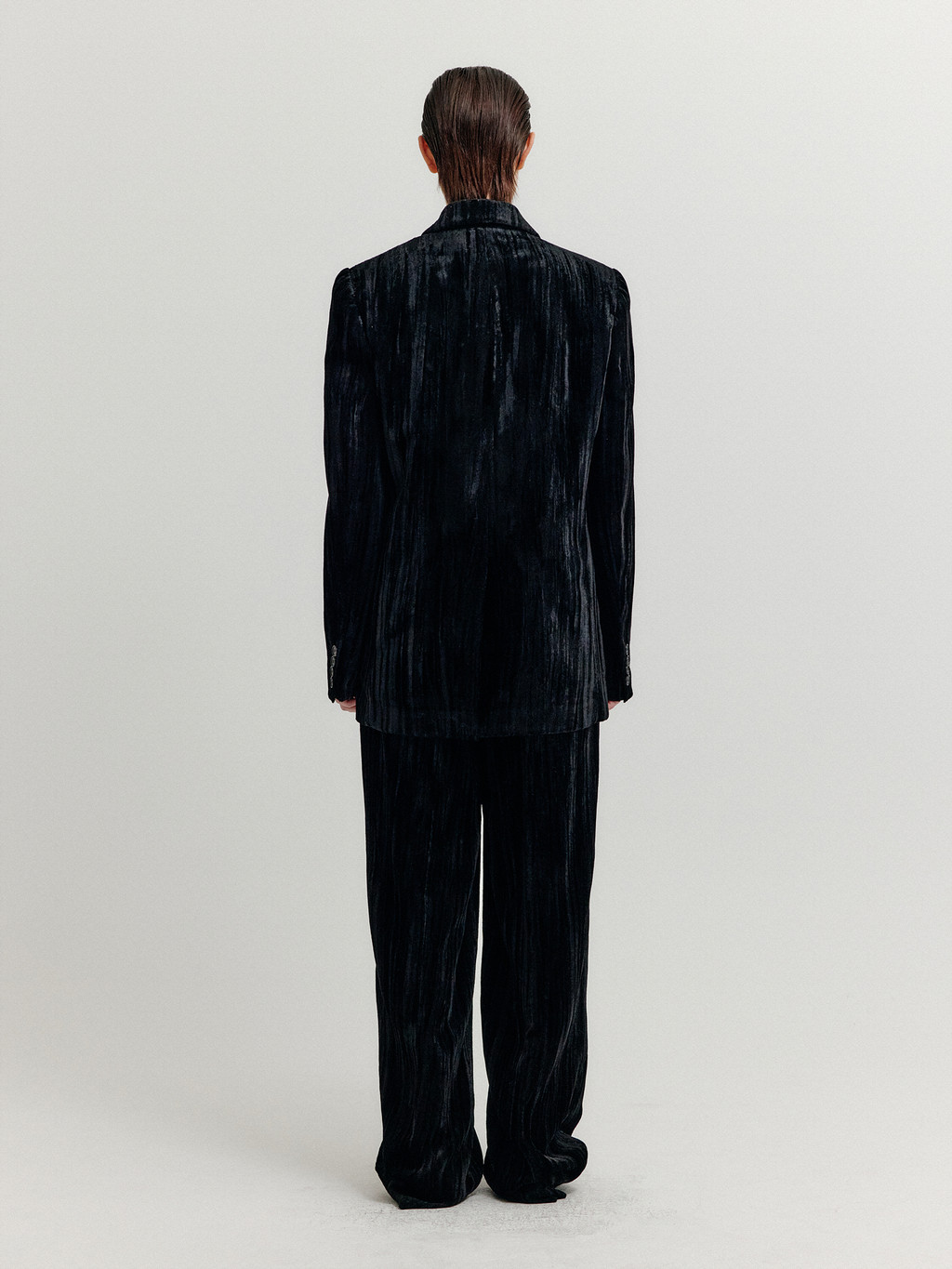 XIANA Single-Breasted Blazer - Black : EENK SHOP