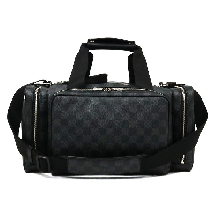 Duffle cloth crossbody bag Louis Vuitton Brown in Cloth - 20221228