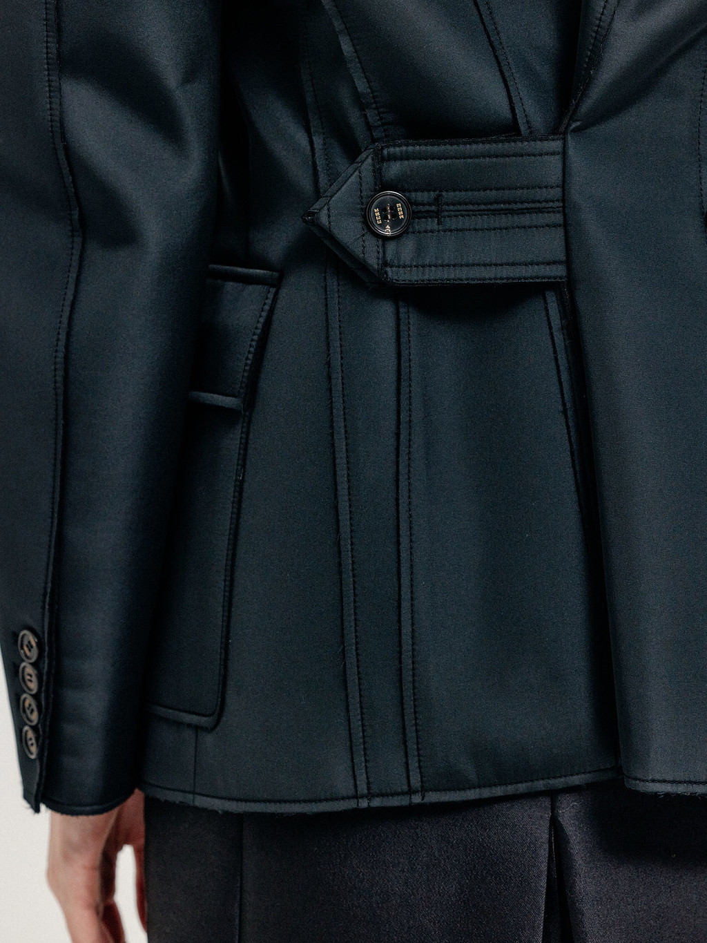 ジャケット EENK XXY Single-Breasted Blazer XXY Single-Breasted Blazer - Black : EENK SHOP