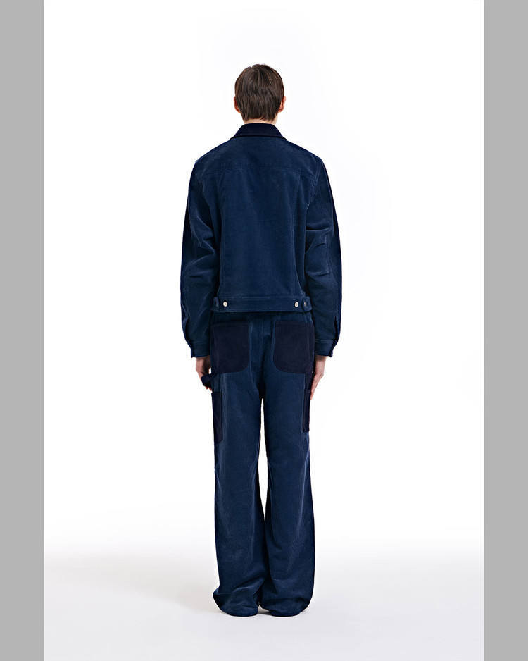 ◆THE MUSEUM VISITOR◆ CORDUROY SUEDE CARPENTER PANTS BROWN MUSINSA | THE MUSEUM VISITOR CORDUROY SUEDE CARPENTER PANTS