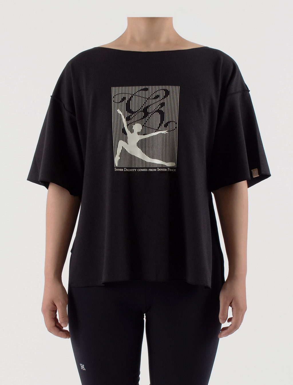 Slit Mesh T-shirt, Ballet, Vintage Black (Tie-Dye ver) : Taecho | Global