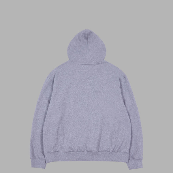 THE MUSEUM VISITOR★韓国 CUBIC LOGO STITCHED ESSENTIAL HOODY CUBIC LOGO STITCHED ESSENTIAL HOODY (BLACK) : THE MUSEUM VISITOR