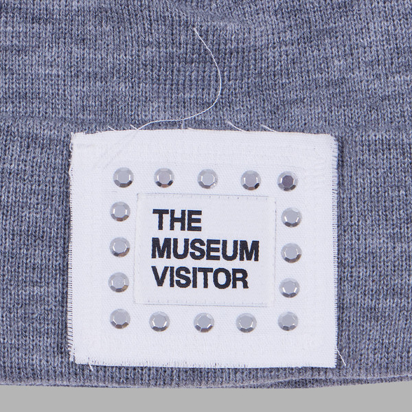 【THE MUSEUM VISITOR】CUBIC LOGO STITCHED BEANIE CUBIC LOGO STITCHED BEANIE (WHITE) : THE MUSEUM VISITOR