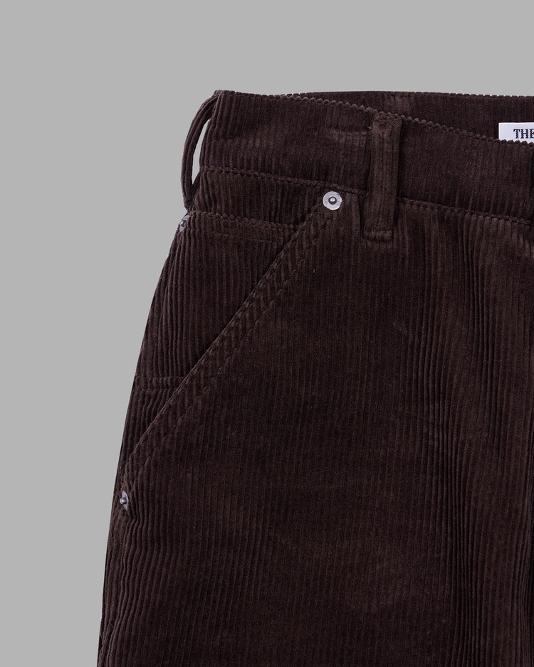 ◆THE MUSEUM VISITOR◆ CORDUROY SUEDE CARPENTER PANTS BROWN CORDUROY SUEDE CARPENTER PANTS (BROWN) : THE MUSEUM VISITOR