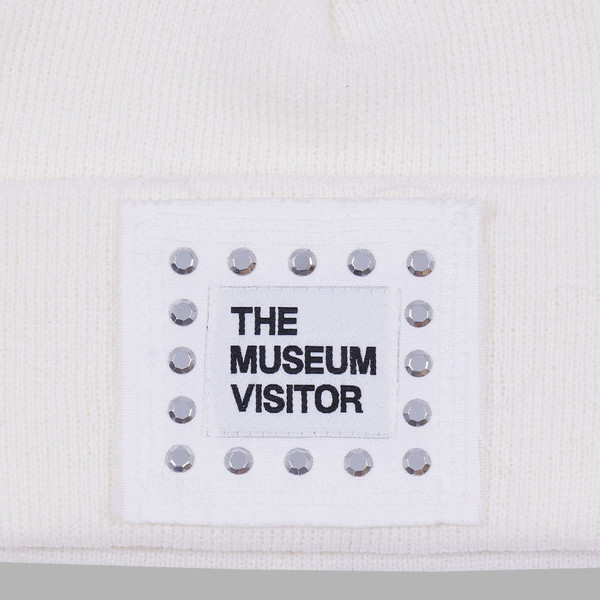 [THE MUSEUM VISITOR]★CUBIC LOGO STITCHED BEANIE CUBIC LOGO STITCHED BEANIE (WHITE) : THE MUSEUM VISITOR