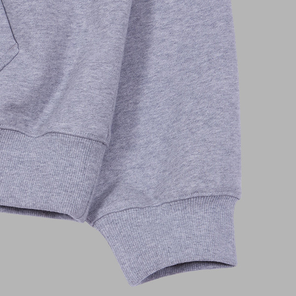 THE MUSEUM VISITOR★韓国 CUBIC LOGO STITCHED ESSENTIAL HOODY CUBIC LOGO STITCHED ESSENTIAL HOODY (BLACK) : THE MUSEUM VISITOR
