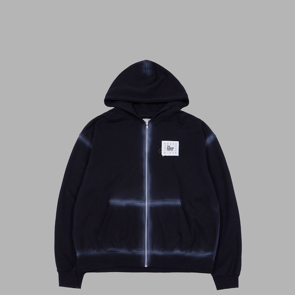 トップス the museum visitor SPRAYED ZIPPER ART SW トップス the museum visitor SPRAYED ZIPPER ART SW the museum