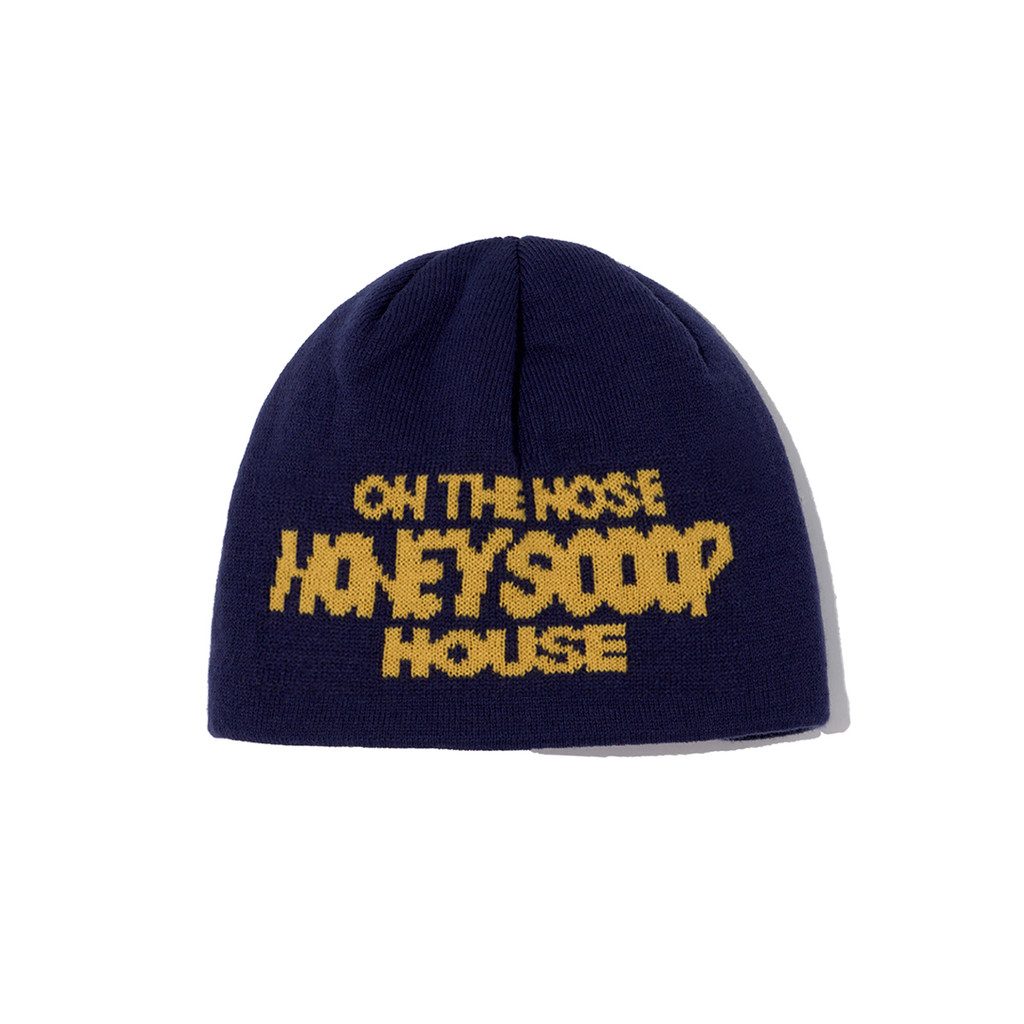 HONEY SCOOP HOUSE 허니스쿱하우스 / HSH LOGO BEANIE / NAVY 굿스포츠