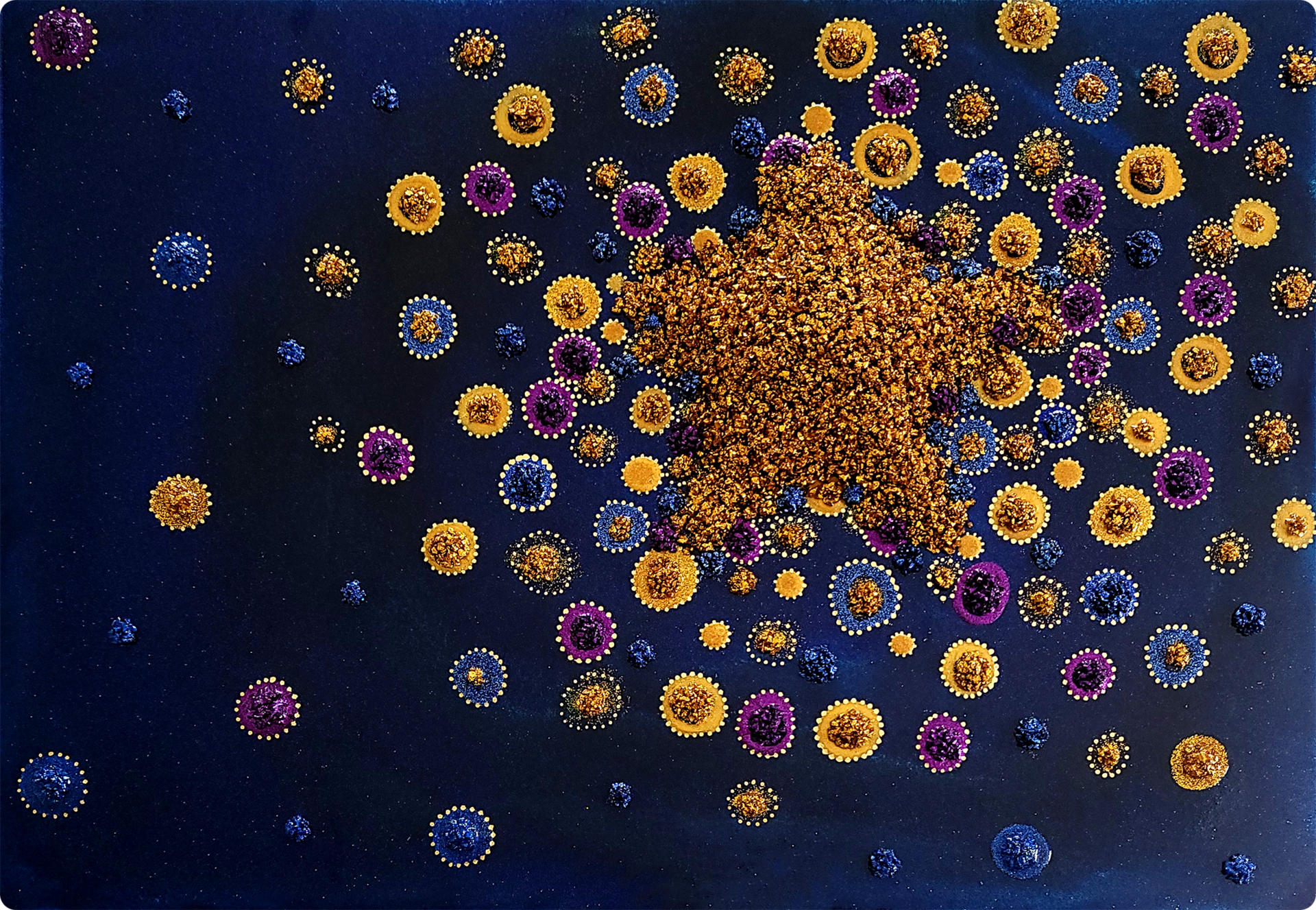 [ 모두별 ] All stars / W:84.1cm H:59.4cm