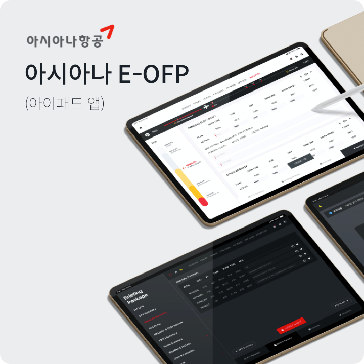아시아나 E-OFP 공개 작업 사례