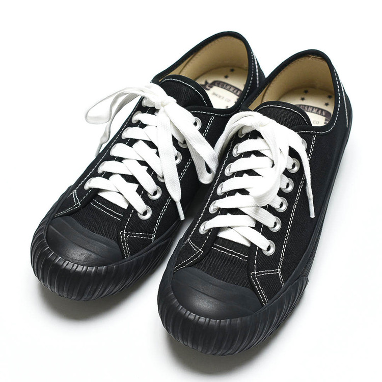 WW2 Model Low Cut Sneakers [Black] : Semi Basement General Store