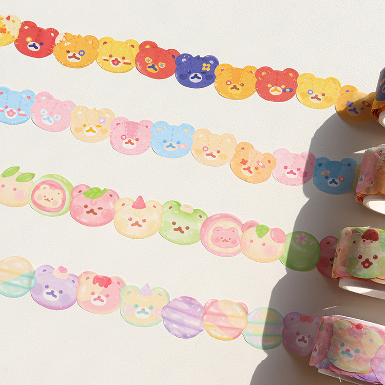 oxo studio Bear bear masking tape (4 types) Lovticker