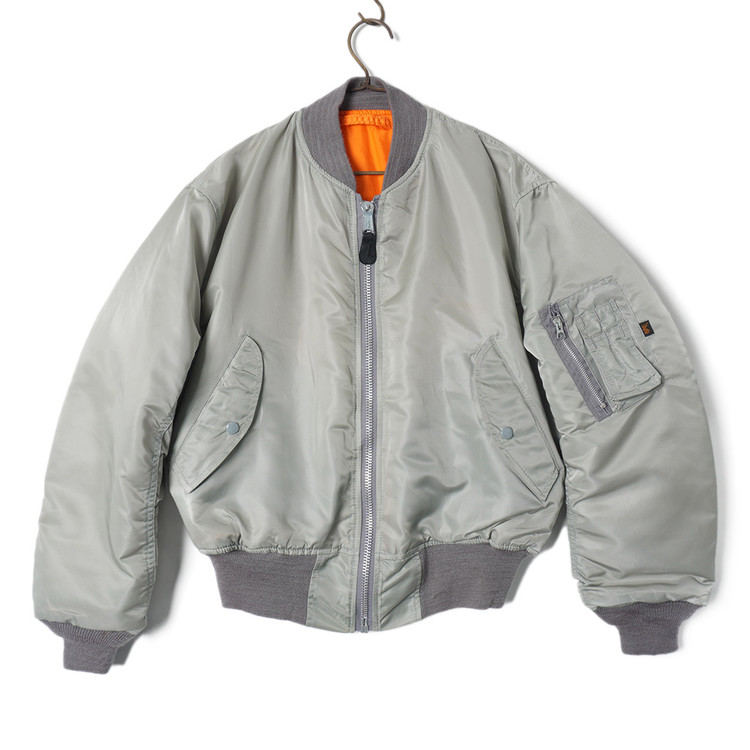 ALPHA MA-1 【当時物！】Made in USA！ Vintage Alpha Industries Jacket Large Men MA-1 Bomber 60s