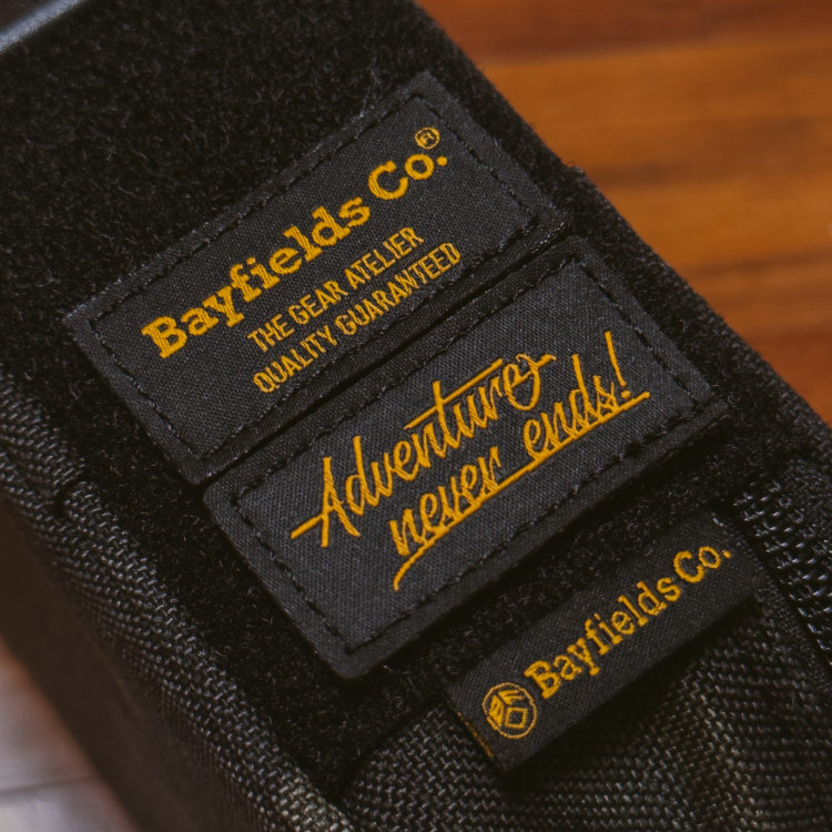 bayfields GEAR CONTAINER S NAME PATCH