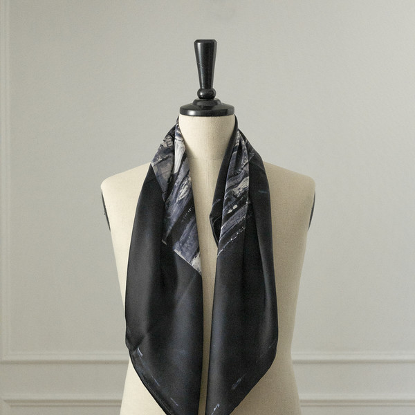 小物 Porter Classic - SILK SCARF PAINT BRUSH Porter Classic SILK SCARF (PAINT BRUSH) – unexpected store