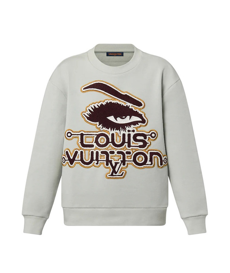 Louis Vuitton Grey Purist Vs. Tourist Tuffetage Hoodie