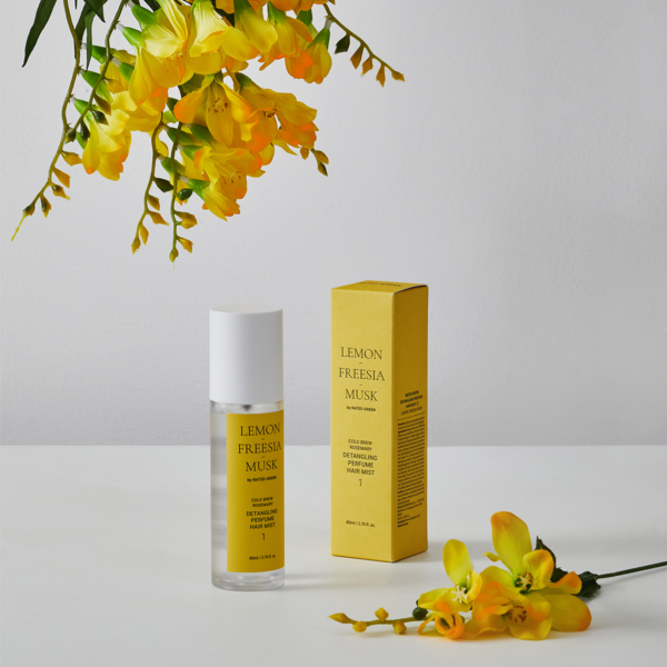 DETANGLING PERFUME HAIR MIST 1 (LEMON-FREESIA-MUSK) 80ml : RATED GREEN