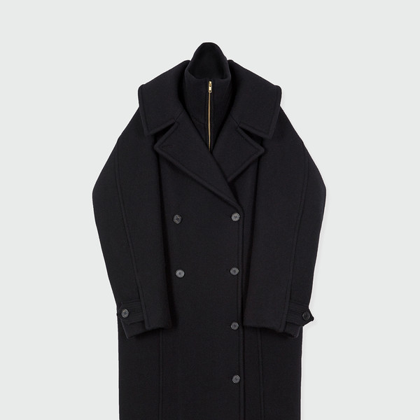 コート EENK XENNIE Oversized Coat with Detachable Collar 627ae4dfe1f58.jpg