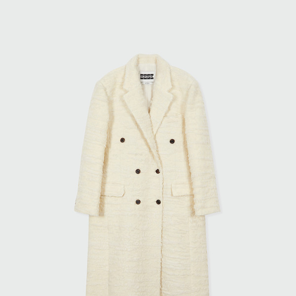 コート EENK XENNA Double-Breasted Coat XENNA Double-Breasted Coat - Black : EENK SHOP