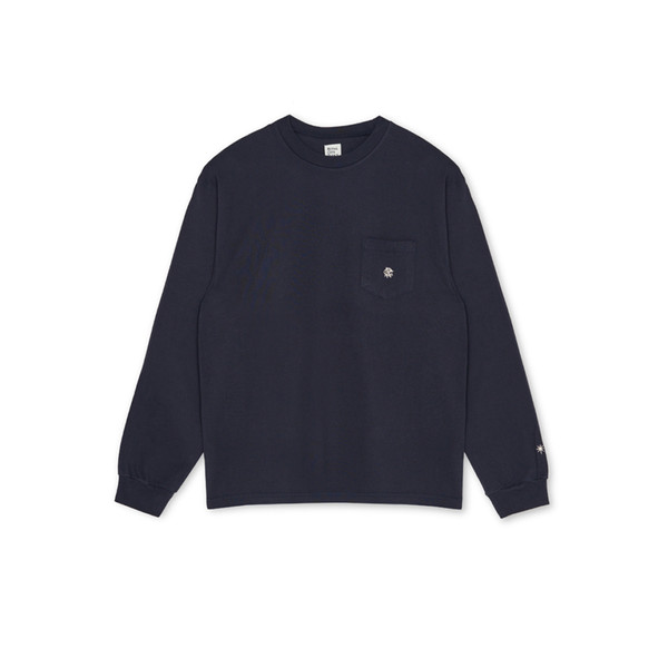 [ CITY PARK] / ☆ Wellness Pocket Long Sleeve / Navy Wellness Pocket Long Sleeve Navy (Unisex) : royalcitypark