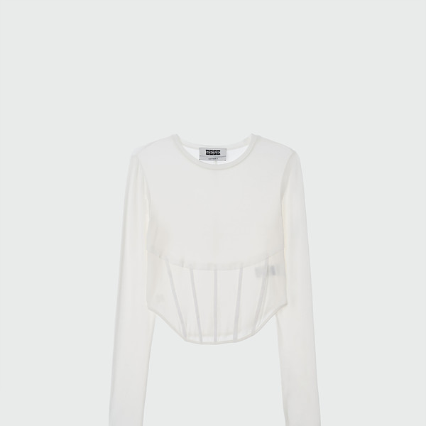 トップス UNLIENS long top bustier Long top bustier AK064 – UNLÍENS