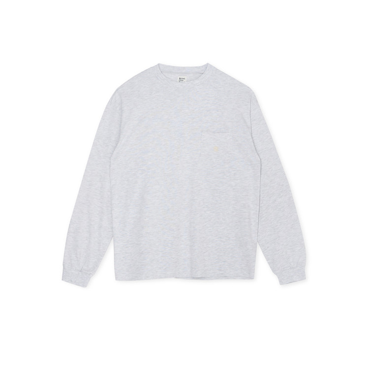 [ CITY PARK] / ☆ Wellness Pocket Long Sleeve / Navy Wellness Pocket Long Sleeve Navy (Unisex) : royalcitypark