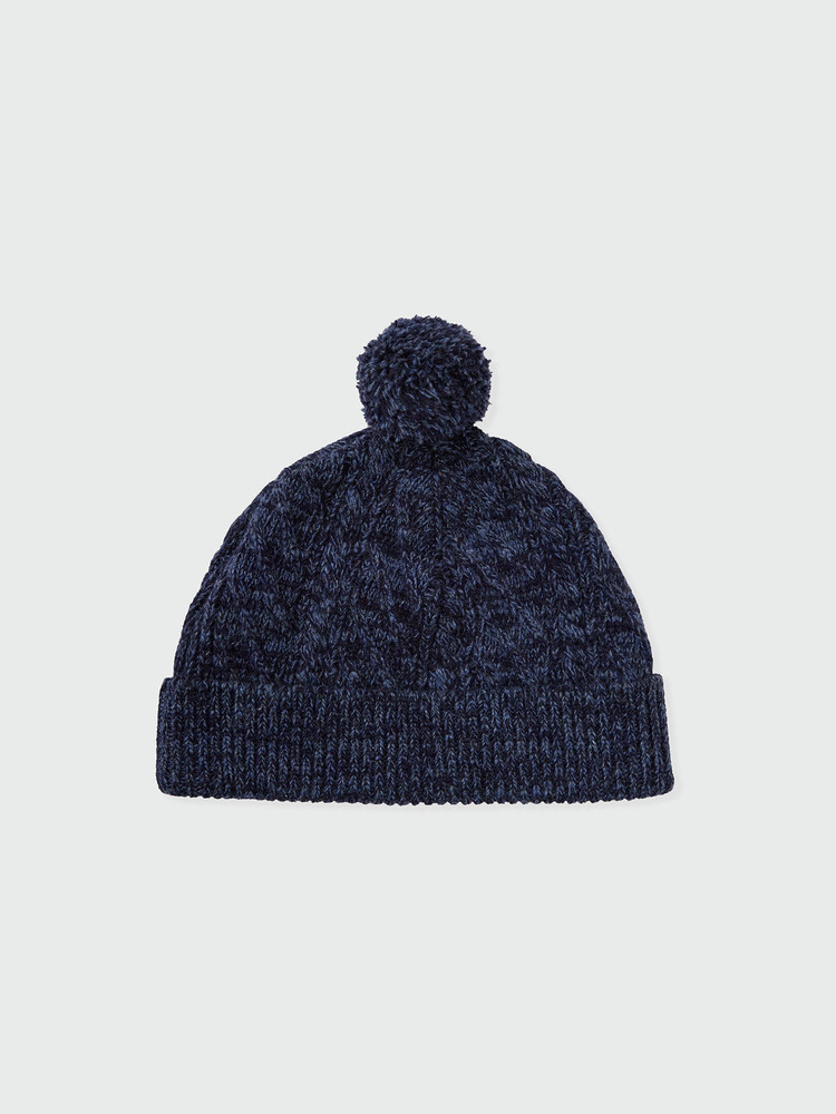 [EENK] / ☆ XEEY Beanie / Navy/Ivory XEEY Beanie - Navy/Ivory : EENK SHOP