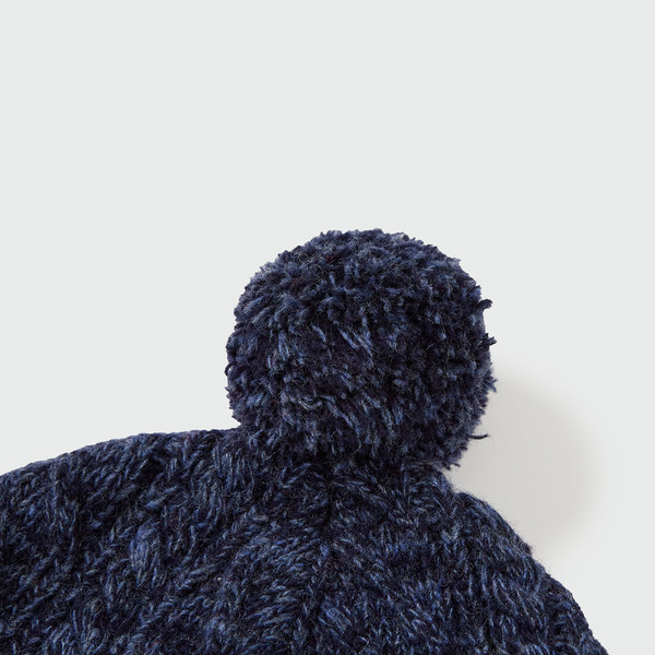 [EENK] / ☆ XLACK Beanie / Navy XLACK Beanie - Brown : EENK SHOP