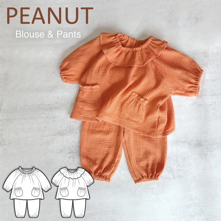 Peanut Set-up for kids Pattern : SEWINGILGI PATTERNS