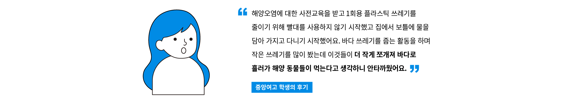 비치클린 중앙여고 학생의 후기