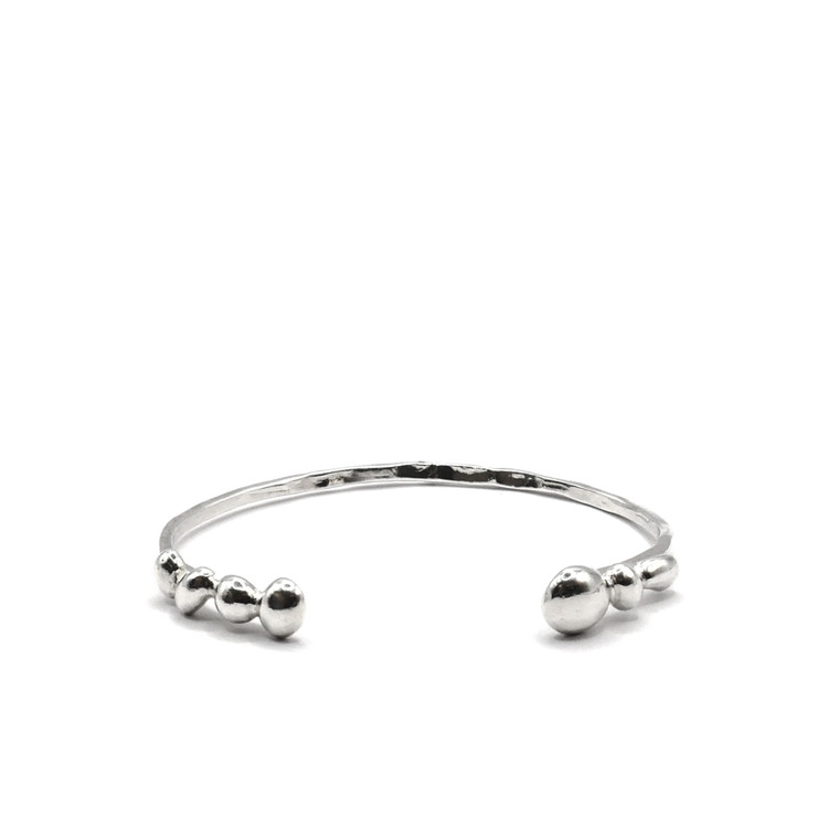 BLM21 조약돌 뱅글 : 제이끌레 핸드메이드 실버주얼리 편집샵