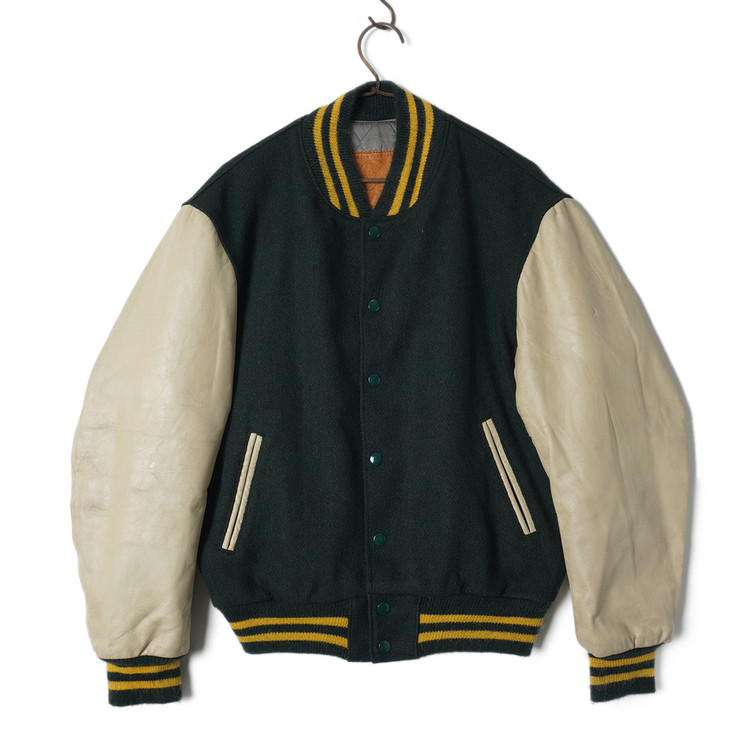 Red/Stone Contemporary Fit Varsity Jacket – Golden Bear Sportswear