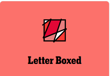 [영어]Letter Boxed