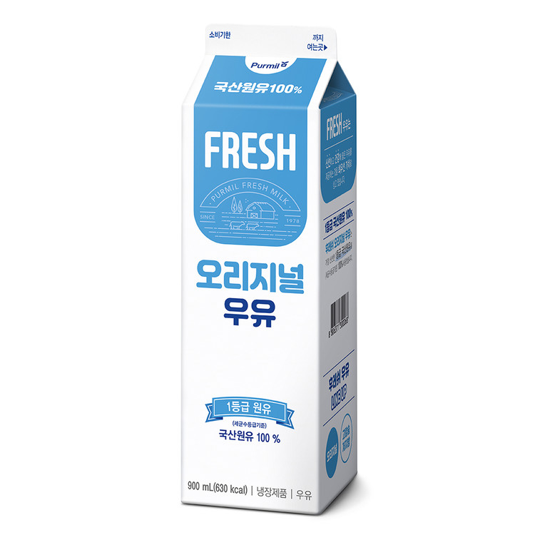 후레쉬 오리지널 우유 : 푸르밀