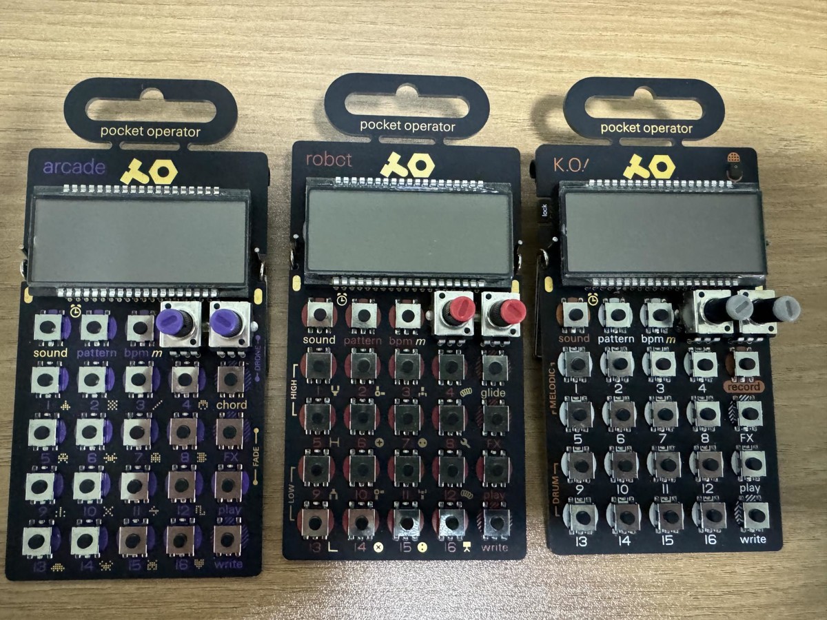 [판매] pocket operator 3종 일괄 판매 : 옥토모 OCTOMO