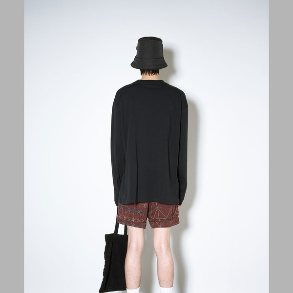 ◆THE MUSEUM VISITOR◆ TV HEART LOGO LONG SLEEVE BLACK 11308 TV HEART LOGO LONG SLEEVE (BLACK) : THE MUSEUM VISITOR
