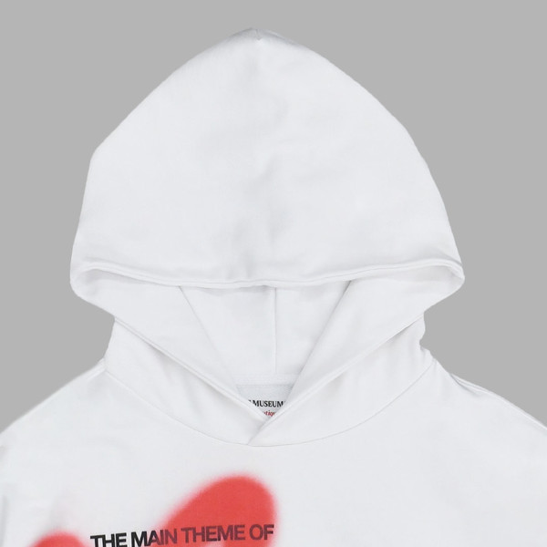 [THE MUSEUM VISITOR]★LOVE MULTI SPRAYED PRINTED HOODY bb575aec47b8a6ea2b50367c3882e8