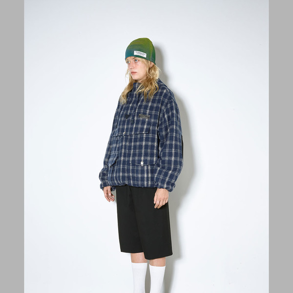 THE MUSEUM VISITOR★韓国★LEATHER ELBOW PATCH CHECK ANORAK 04a0171618bbf.jpg