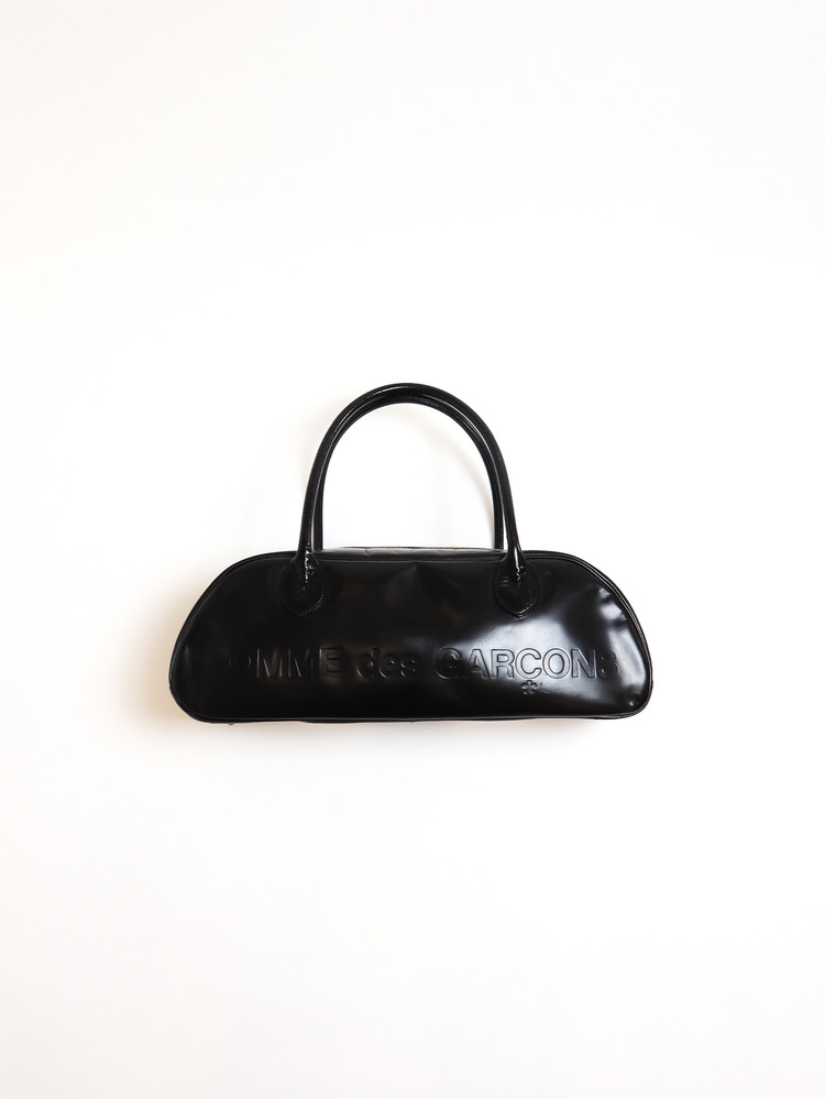 archive COMME des GARÇONS boston bag Black Comme des Garcons lightweight nylon boston candy bag