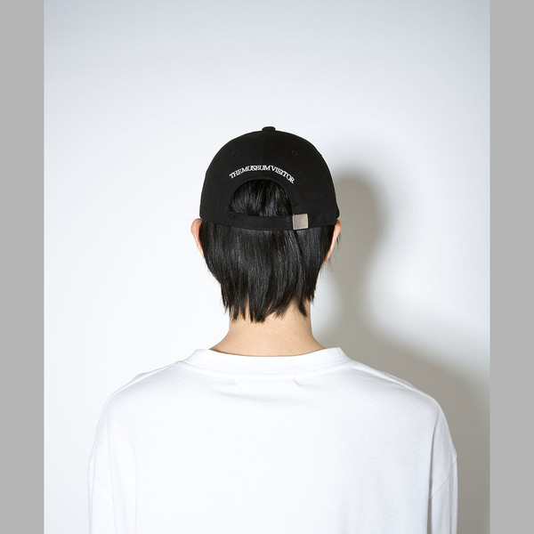 TV HEART LOGO BALLCAP (BLACK) : THE MUSEUM VISITOR